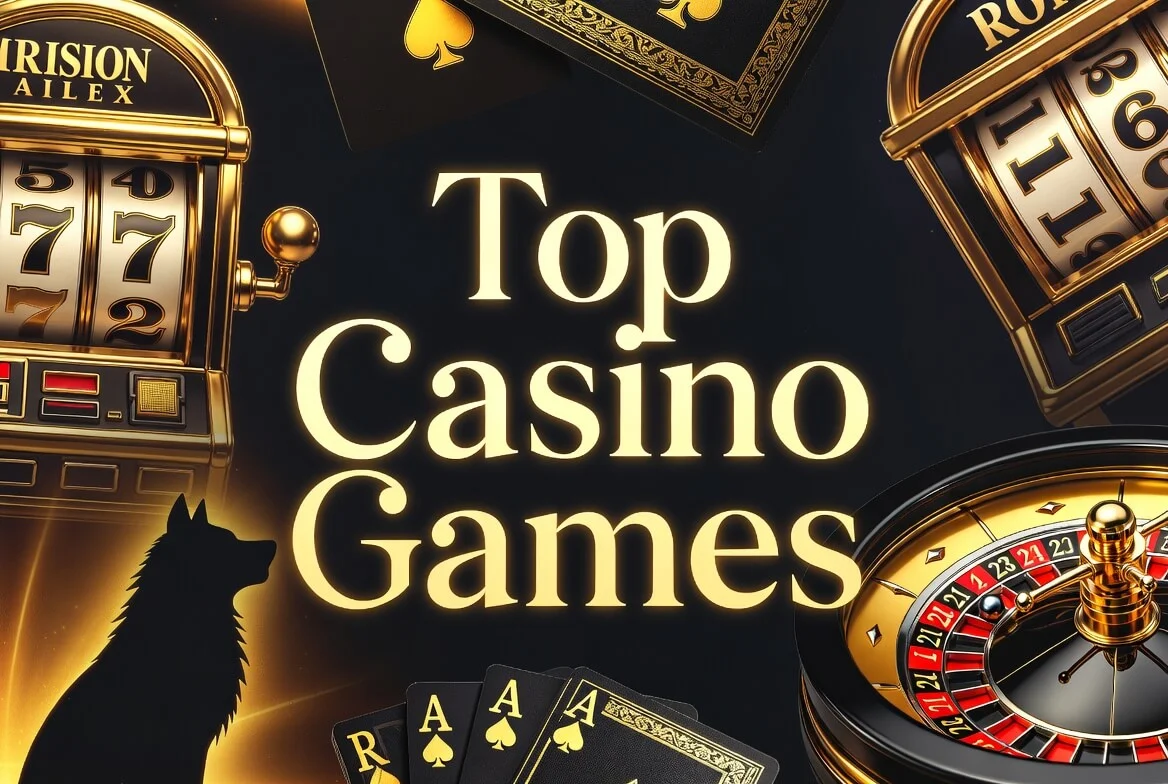 Wolf Winner online pokies lobby with jackpot reels and live dealer tables